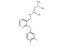 N~2~-{[2-(3,4-difluorophenoxy)pyridin-3-yl]methyl}-N~1~,N~1~-dimethylpropane-1,2-diamine