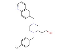 2-[1-(4-methylbenzyl)-4-(6-quinolinylmethyl)-2-piperazinyl]ethanol