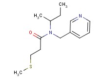 N-(sec-butyl)-3-(methylthio)-N-(pyridin-3-ylmethyl)propanamide