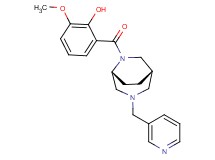 2-methoxy-6-{[(1S*,5R*)-3-(3-pyridinylmethyl)-3,6-diazabicyclo[3.2.2]non-6-yl]carbonyl}phenol