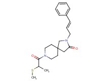 8-[2-(methylthio)propanoyl]-2-[(2E)-3-phenylprop-2-en-1-yl]-2,8-diazaspiro[4.5]decan-3-one