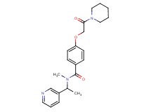N-methyl-4-(2-oxo-2-piperidin-1-ylethoxy)-N-(1-pyridin-3-ylethyl)benzamide