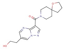 2-[3-(1-oxa-8-azaspiro[4.5]dec-8-ylcarbonyl)pyrazolo[1,5-a]pyrimidin-6-yl]ethanol
