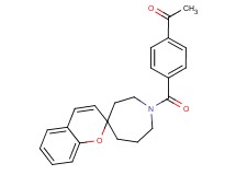 1-[4-(1H-spiro[azepane-4,2'-chromen]-1-ylcarbonyl)phenyl]ethanone