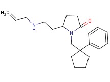 5-[2-(allylamino)ethyl]-1-[(1-phenylcyclopentyl)methyl]-2-pyrrolidinone