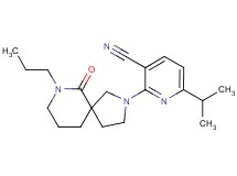 6-isopropyl-2-(6-oxo-7-propyl-2,7-diazaspiro[4.5]dec-2-yl)nicotinonitrile