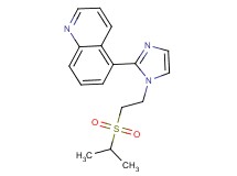 5-{1-[2-(isopropylsulfonyl)ethyl]-1H-imidazol-2-yl}quinoline