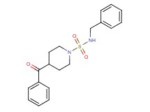 4-benzoyl-N-benzylpiperidine-1-sulfonamide