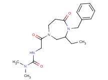 N'-[2-(4-benzyl-3-ethyl-5-oxo-1,4-diazepan-1-yl)-2-oxoethyl]-N,N-dimethylurea