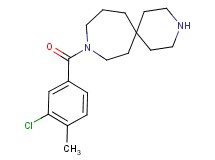 9-(3-chloro-4-methylbenzoyl)-3,9-diazaspiro[5.6]dodecane hydrochloride