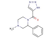 4-methyl-2-phenyl-1-(1H-1,2,3-triazol-5-ylcarbonyl)piperazine