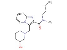 N-butyl-3-[(3-hydroxypiperidin-1-yl)methyl]-N-methylimidazo[1,2-a]pyridine-2-carboxamide