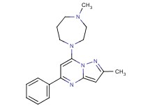 2-methyl-7-(4-methyl-1,4-diazepan-1-yl)-5-phenylpyrazolo[1,5-a]pyrimidine