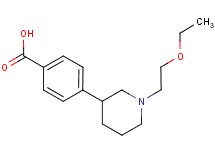 4-[1-(2-ethoxyethyl)piperidin-3-yl]benzoic acid