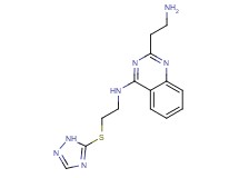2-(2-aminoethyl)-N-[2-(1H-1,2,4-triazol-5-ylthio)ethyl]-4-quinazolinamine dihydrochloride