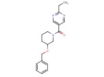 5-{[3-(benzyloxy)-1-piperidinyl]carbonyl}-2-ethylpyrimidine