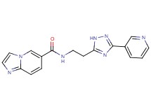 N-[2-(3-pyridin-3-yl-1H-1,2,4-triazol-5-yl)ethyl]imidazo[1,2-a]pyridine-6-carboxamide