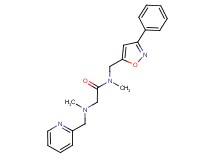 N~1~,N~2~-dimethyl-N~1~-[(3-phenyl-5-isoxazolyl)methyl]-N~2~-(2-pyridinylmethyl)glycinamide