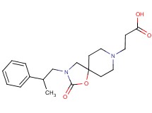 3-[2-oxo-3-(2-phenylpropyl)-1-oxa-3,8-diazaspiro[4.5]dec-8-yl]propanoic acid