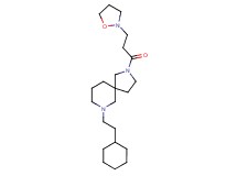 7-(2-cyclohexylethyl)-2-[3-(2-isoxazolidinyl)propanoyl]-2,7-diazaspiro[4.5]decane
