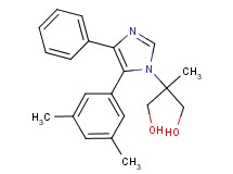 2-[5-(3,5-dimethylphenyl)-4-phenyl-1H-imidazol-1-yl]-2-methylpropane-1,3-diol