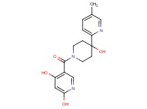 5-{[4-hydroxy-4-(5-methylpyridin-2-yl)piperidin-1-yl]carbonyl}pyridine-2,4-diol