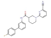 1-(6-cyanopyridin-2-yl)-N-(4'-fluorobiphenyl-3-yl)piperidine-3-carboxamide