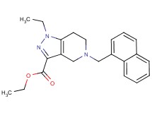 ethyl 1-ethyl-5-(1-naphthylmethyl)-4,5,6,7-tetrahydro-1H-pyrazolo[4,3-c]pyridine-3-carboxylate