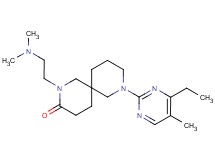 2-[2-(dimethylamino)ethyl]-8-(4-ethyl-5-methyl-2-pyrimidinyl)-2,8-diazaspiro[5.5]undecan-3-one