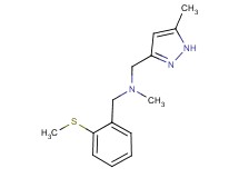 N-methyl-1-(5-methyl-1H-pyrazol-3-yl)-N-[2-(methylthio)benzyl]methanamine
