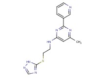 6-methyl-2-pyridin-3-yl-N-[2-(1H-1,2,4-triazol-5-ylthio)ethyl]pyrimidin-4-amine