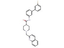 N-(3'-fluoro-3-biphenylyl)-1-(2-quinolinylmethyl)-4-piperidinecarboxamide
