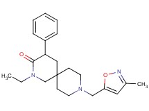 2-ethyl-9-[(3-methyl-5-isoxazolyl)methyl]-4-phenyl-2,9-diazaspiro[5.5]undecan-3-one