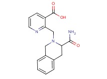 2-{[3-(aminocarbonyl)-3,4-dihydroisoquinolin-2(1H)-yl]methyl}nicotinic acid