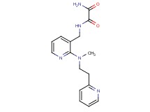 N-({2-[methyl(2-pyridin-2-ylethyl)amino]pyridin-3-yl}methyl)ethanediamide