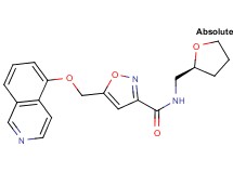 5-[(isoquinolin-5-yloxy)methyl]-N-[(2S)-tetrahydrofuran-2-ylmethyl]isoxazole-3-carboxamide
