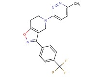 5-(6-methylpyridazin-3-yl)-3-[4-(trifluoromethyl)phenyl]-4,5,6,7-tetrahydroisoxazolo[4,5-c]pyridine