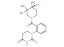 1-(2-{[(4S)-4-hydroxy-3,3,4-trimethyl-1-piperidinyl]carbonyl}phenyl)dihydro-2,4(1H,3H)-pyrimidinedione