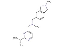 1-(2-isopropylpyrimidin-4-yl)-N-methyl-N-[(2-methyl-2,3-dihydro-1H-isoindol-5-yl)methyl]methanamine