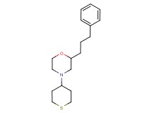 2-(3-phenylpropyl)-4-(tetrahydro-2H-thiopyran-4-yl)morpholine
