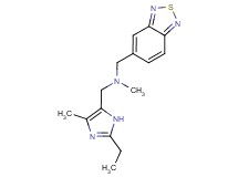 (2,1,3-benzothiadiazol-5-ylmethyl)[(2-ethyl-4-methyl-1H-imidazol-5-yl)methyl]methylamine