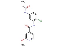 N-[2-chloro-5-(propionylamino)phenyl]-2-methoxyisonicotinamide