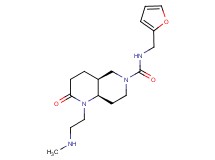 rel-(4aS,8aR)-N-(2-furylmethyl)-1-[2-(methylamino)ethyl]-2-oxooctahydro-1,6-naphthyridine-6(2H)-carboxamide hydrochloride