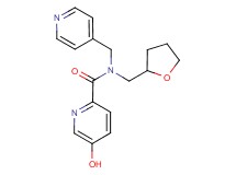 5-hydroxy-N-(pyridin-4-ylmethyl)-N-(tetrahydrofuran-2-ylmethyl)pyridine-2-carboxamide