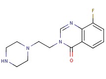 8-fluoro-3-(2-piperazin-1-ylethyl)quinazolin-4(3H)-one
