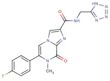 6-(4-fluorophenyl)-7-methyl-8-oxo-N-(1H-tetrazol-5-ylmethyl)-7,8-dihydroimidazo[1,2-a]pyrazine-2-carboxamide