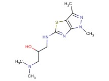 1-(dimethylamino)-3-[(1,3-dimethyl-1H-pyrazolo[3,4-d][1,3]thiazol-5-yl)amino]propan-2-ol