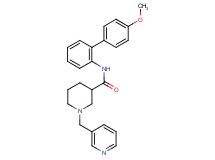 N-(4'-methoxy-2-biphenylyl)-1-(3-pyridinylmethyl)-3-piperidinecarboxamide