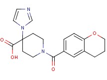 1-(3,4-dihydro-2H-chromen-6-ylcarbonyl)-4-(1H-imidazol-1-yl)piperidine-4-carboxylic acid