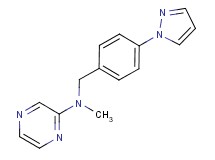 N-methyl-N-[4-(1H-pyrazol-1-yl)benzyl]-2-pyrazinamine